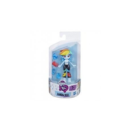 My Little Pony E4237 Mini Muñeca Rainbow Dash Brigada de Moda  Equestria Girls-ChicosconEstilo-Muñecas