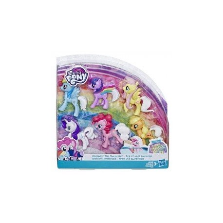 MY LITTLE PONY E5553  Kit Cola Sorpresa de Arcoíris  Juguete Hasbro-ChicosconEstilo-Muñecas