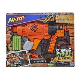 Nerf E2672 Lanzador Nailbiter Zombie Strike-ChicosconEstilo-Lanzadores