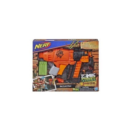 Nerf E2672 Lanzador Nailbiter Zombie Strike-ChicosconEstilo-Lanzadores