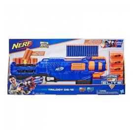 NERF E3821 Nerf Elite Lanzador Barrage DS-15 Juguete Hasbro-ChicosconEstilo-Lanzadores