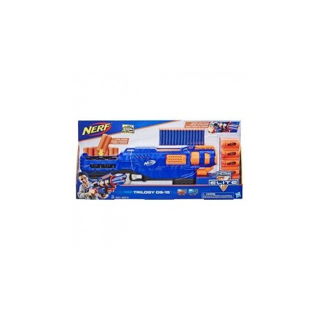 NERF E3821 Nerf Elite Lanzador Barrage DS-15 Juguete Hasbro-ChicosconEstilo-Lanzadores