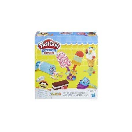 Play-Doh E0042 Helados Deliciosos  Juguete Hasbro-ChicosconEstilo-Creatividad y Arte