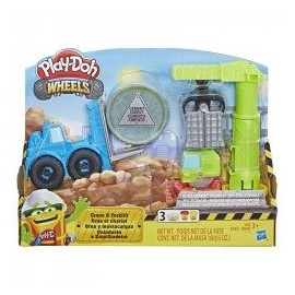 Play-Doh E5400 Grúa y Montacargas  Wheels  Juguete Hasbro-ChicosconEstilo-Vehículos, Pistas y Drones