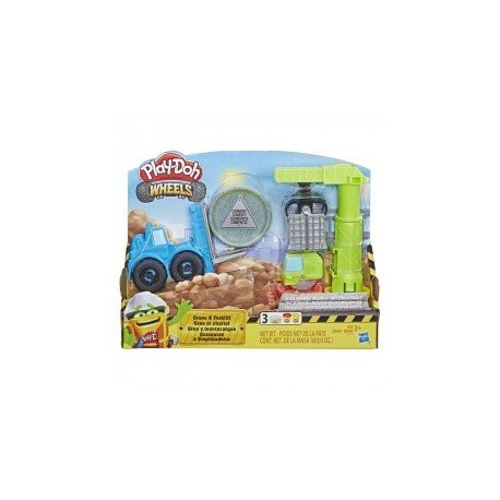 Play-Doh E5400 Grúa y Montacargas  Wheels  Juguete Hasbro-ChicosconEstilo-Vehículos, Pistas y Drones