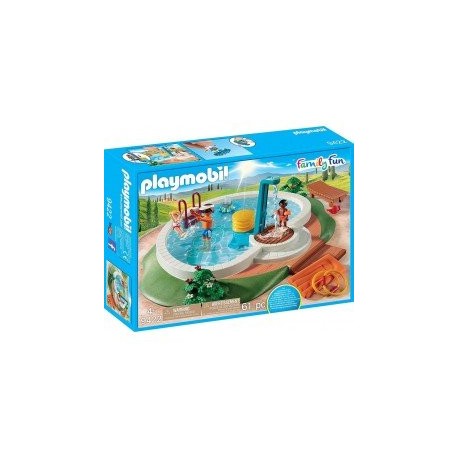 Playmobil 9422 Piscina-ChicosconEstilo-Para construir