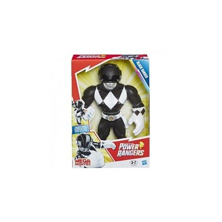 Playskool E5873 Figura Black Ranger Mega Mighties Power Rangers Juguete Hasbro-ChicosconEstilo-Bebés