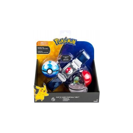 POKEMON CLIP N CARRY P BALL BELT V2-ChicosconEstilo-Juegos de Imitación