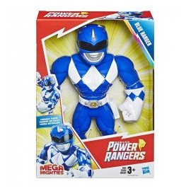 POWER RANGERS E5874 Power Rangers Figura Playskool Heroes Mega Mighty Blue Ranger Juguete Hasbro-ChicosconEstilo-Figuras de Acci