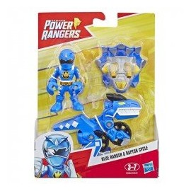 Power Rangers E5884 2 Pack Figuras Red Ranger y Yellow Ranger Power Rangers Playskool  Juguete Hasbro-ChicosconEstilo-Figuras de