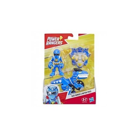 Power Rangers E5884 2 Pack Figuras Red Ranger y Yellow Ranger Power Rangers Playskool  Juguete Hasbro-ChicosconEstilo-Figuras de