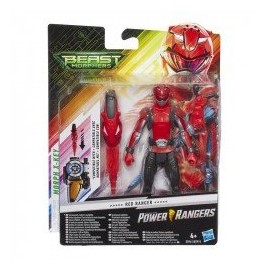 Power Rangers E5941 Figura Red Ranger 6 Pulgadas con Accesorios-ChicosconEstilo-Figuras de Acción