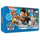 ROMPECABEZAS PANORAMICO DE CARTON PAW PATROL CAJA METALICA-ChicosconEstilo-Juegos de Mesa