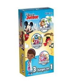 SET 3 JUEGOS EN 1 DISNEY JR-ChicosconEstilo-Juegos de Mesa