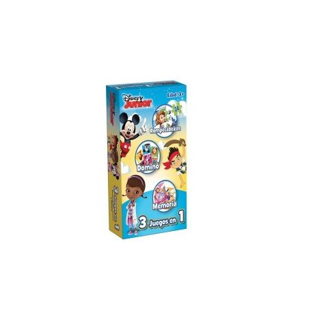 SET 3 JUEGOS EN 1 DISNEY JR-ChicosconEstilo-Juegos de Mesa