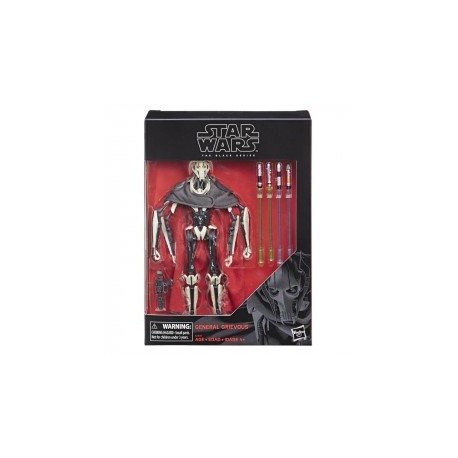 Star Wars E2989 Black Series 6 Pulgadas General Grievous-ChicosconEstilo-Figuras de Acción