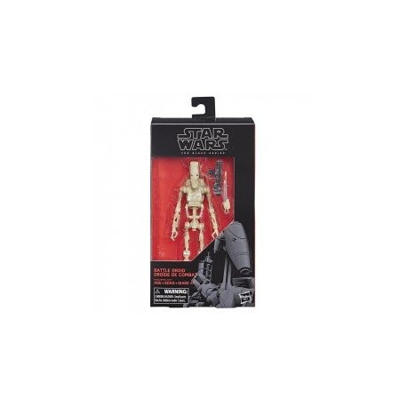 STAR WARS E4085  The Black Series - Figura de Battle Droid de 15 cm Juguete Hasbro-ChicosconEstilo-Figuras de Acción