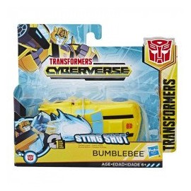 Transformers E3642 Figura Bumblebee  Cyberverse Fusion Megashot   Juguete Hasbro-ChicosconEstilo-Figuras de Acción