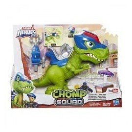 CHOMP SQUAD POLISAURIO Y PEPE PLACA HASBRO-ChicosconEstilo-Figuras de Acción