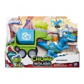 CHOMP SQUAD RESCUE SAURUS TRAILER HASBRO-ChicosconEstilo-Figuras de Acción