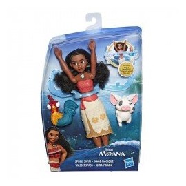 Disney Princesas E4028 Muñeca Moana Gira y Nada  Juguete Hasbro-ChicosconEstilo-Muñecas