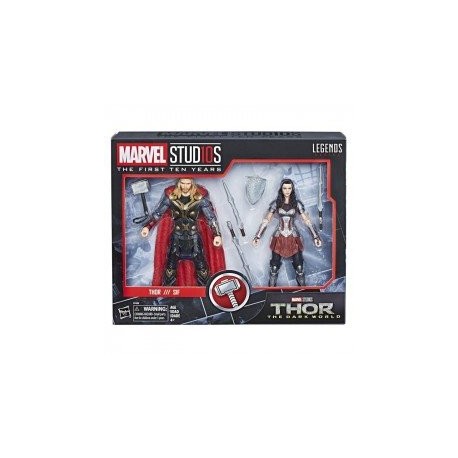 Figuras Thor & Sif Marvel 10th Anniversary-ChicosconEstilo-Figuras de Acción