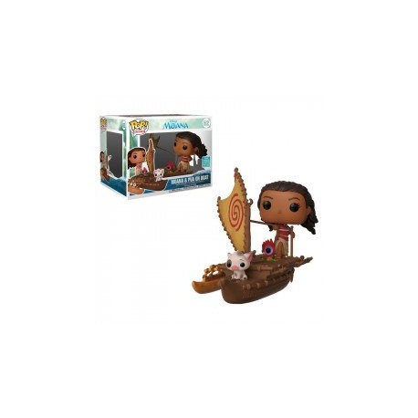 FUNKO POP  MOANA CON BOTE-ChicosconEstilo-Figuras de Acción