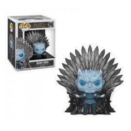 FUNKO POP DELUXE: GOT S10 - NIGHT KING SITTING ON THRONE-ChicosconEstilo-Figuras de Acción