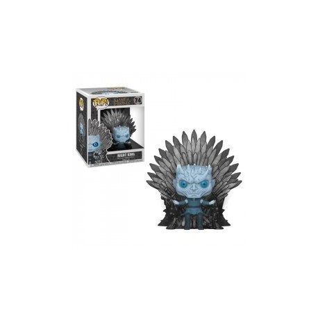 FUNKO POP DELUXE: GOT S10 - NIGHT KING SITTING ON THRONE-ChicosconEstilo-Figuras de Acción