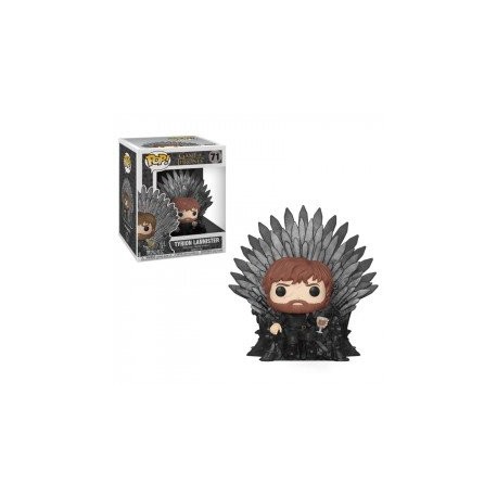 FUNKO POP DELUXE: GOT S10 - TYRION SITTING ON IRON THRON-ChicosconEstilo-Figuras de Acción