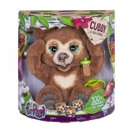 FurReal Friends E4591 FurReal Friends - Cubby El Oso Curioso - Peluche interactivo  Juguete Hasbro-ChicosconEstilo-Peluches