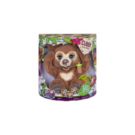 FurReal Friends E4591 FurReal Friends - Cubby El Oso Curioso - Peluche interactivo  Juguete Hasbro-ChicosconEstilo-Peluches