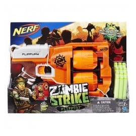 HASBRO  NER ZOMBIESTRIKE FLIPFURY-ChicosconEstilo-Lanzadores