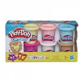 HASBRO  PLAY DOH  PLAY DOH CONFETTI-ChicosconEstilo-Creatividad y Arte