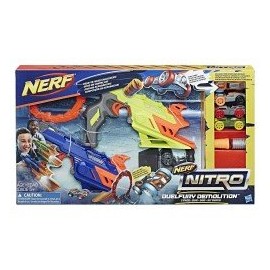 HASBRO LANZADOR DUELFURY DEMOLITION NERF NITRO-ChicosconEstilo-Lanzadores