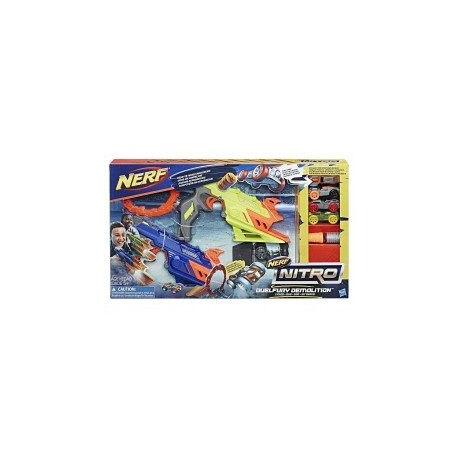 HASBRO LANZADOR DUELFURY DEMOLITION NERF NITRO-ChicosconEstilo-Lanzadores