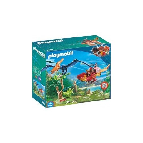 Helicóptero con Plesiosauro-ChicosconEstilo-Para construir