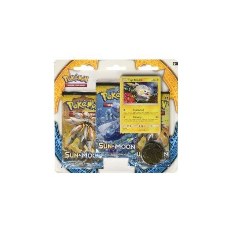 Juego de Cartas Pokemon Sun and Moon 3 Pack-ChicosconEstilo-Gadgets y Electrónicos