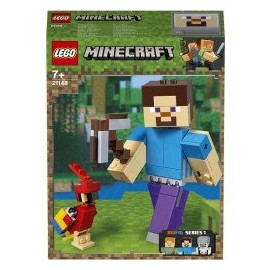 Lego 21148 BigFig Minecraft?: Steve con Loro-ChicosconEstilo-Para construir