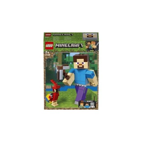 Lego 21148 BigFig Minecraft?: Steve con Loro-ChicosconEstilo-Para construir