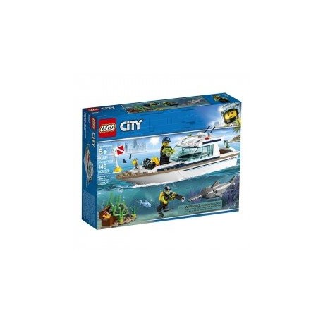 Lego 60221 Yate de Buceo-ChicosconEstilo-Para construir