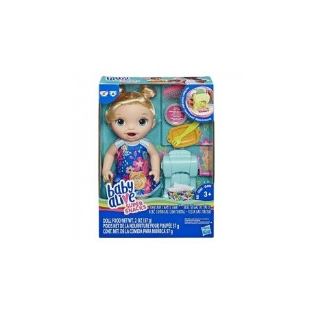 Baby Alive E3694 Bebé Comiditas con Formas , Rubia Juguete Hasbro-ChicosconEstilo-Muñecas