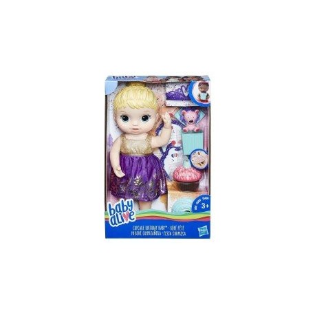 BABY ALIVE MI BEBE CUMPLEANERA RUBIA HASBRO ChicosconEstilo Munecas