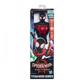 Marvel E2903 Figura de Acción Spider-Man: Into the Spider-Verse Titan Hero Series Force FX - Miles Morales Juguete Hasbro-Chicos