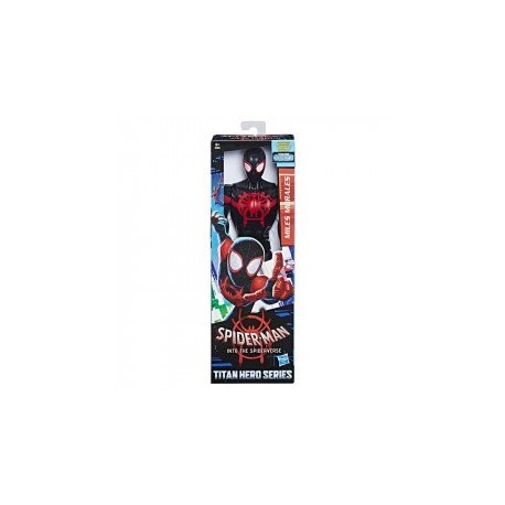 Marvel E2903 Figura de Acción Spider-Man: Into the Spider-Verse Titan Hero Series Force FX - Miles Morales Juguete Hasbro-Chicos