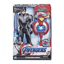 Marvel E3301  Avengers: Endgame - Titan Hero Power FX Captain America Juguete Hasbro-ChicosconEstilo-Figuras de Acción