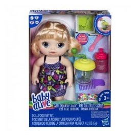 BABY ALIVE RICAS COMIDITAS RUBIA HASBRO-ChicosconEstilo-Muñecas