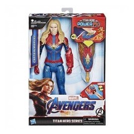 Marvel E3307  Avengers: Endgame - Titan Hero Power FX Captain  Juguete Hasbro-ChicosconEstilo-Figuras de Acción