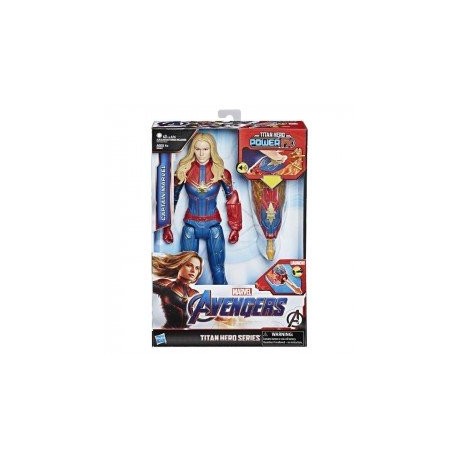 Marvel E3307  Avengers: Endgame - Titan Hero Power FX Captain  Juguete Hasbro-ChicosconEstilo-Figuras de Acción