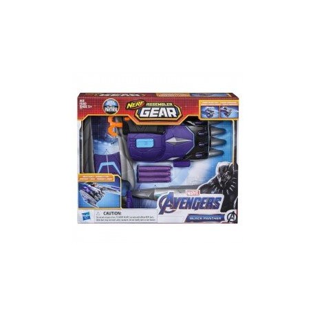 Marvel E3311 Avengers: Endgame - Nerf Black Panther Assembler Gear-ChicosconEstilo-Figuras de Acción